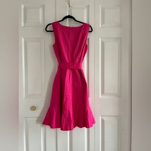 Elegant Pink Sleeveless Dress